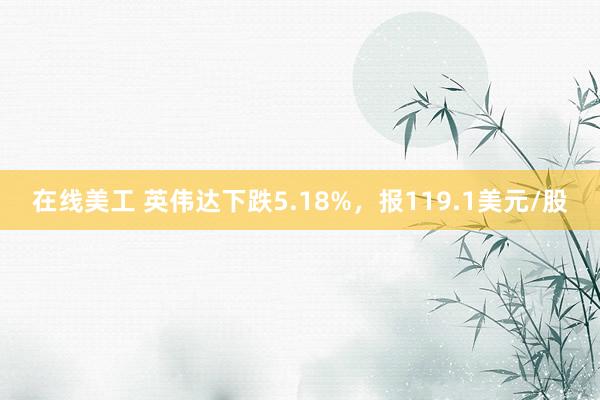 在线美工 英伟达下跌5.18%，报119.1美元/股